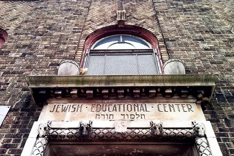 This photo, by Daniel Rubin, was taken Wednesday, April 20, and shows the entrance to the Stiffel Senior Center at Marshall & Porter in South Philly. Its board has recommended closing the facility. The building has stood there since 1928, when it was called The Jewish Education Center.
Eddie Fisher sang in the chorus. (Murray Dubin sunk baskets in the gym)