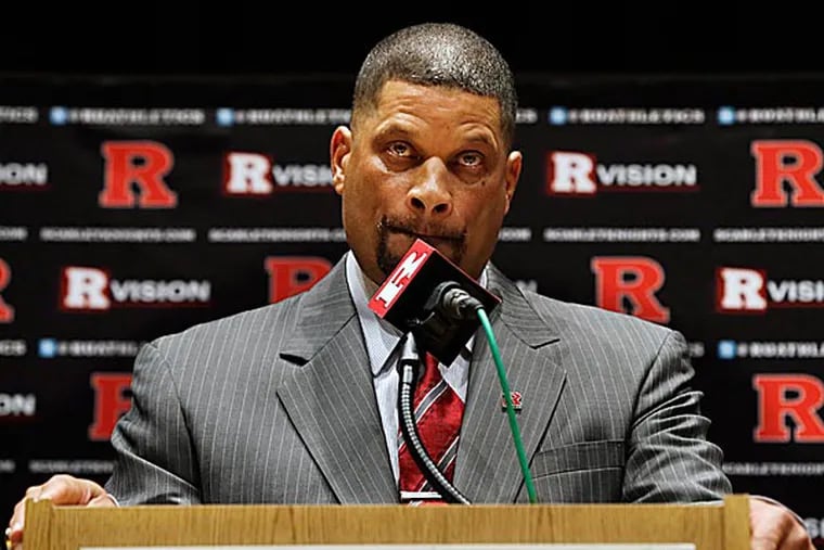 Rutgers' desperate need for a friendly new face is Eddie Jordan's immense good fortune. (Mel Evans/AP)