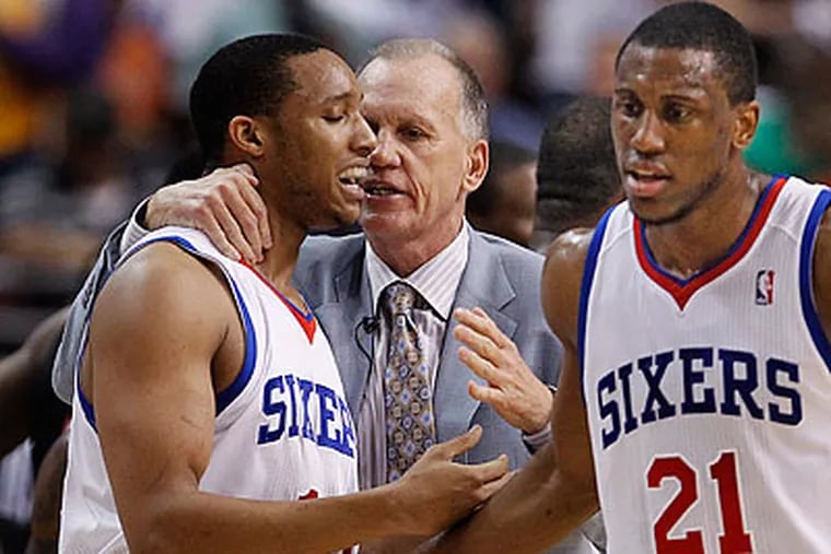 "We could be knocking on the door in the Atlantic Division," Sixers coach Doug Collins said. (Ron Cortes/Staff file photo)