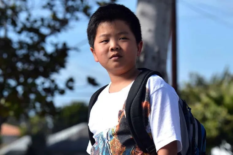 Hudson Yang plays Eddie Huang in the new ABC comedy "Fresh Off the Boat," which premieres this Wednesday.