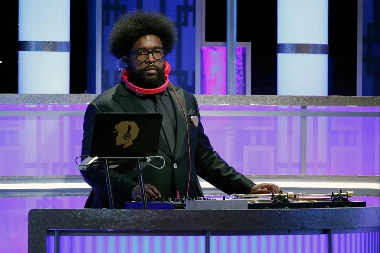 Questlove spinning at the Golden Globe Awards in 2018. The Roots drummer will bring his Bowl Train: Hometown Philly Edition deejay night to the Brooklyn Bowl Philadelphia for a late show on the club's opening night on Nov. 4. Soul-jazz band Soulive headlines the 1,000-capacity venue Nov. 4 to 6.