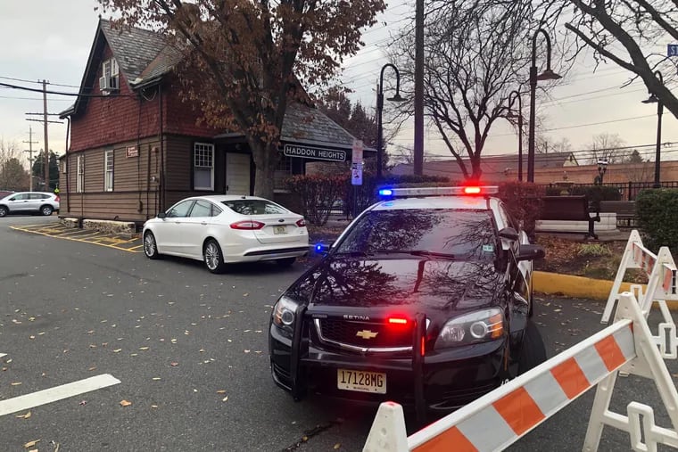 Police responded to Conrail train tracks in Haddon Heights after a 68-year-old man was struck and killed Wednesday afternoon.