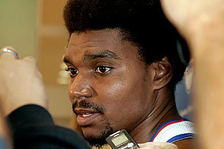 "Health is still the main concern. I'm just listening to the doctors and folks, being cautious." Andrew Bynum said. (Tom Mihalek/AP)