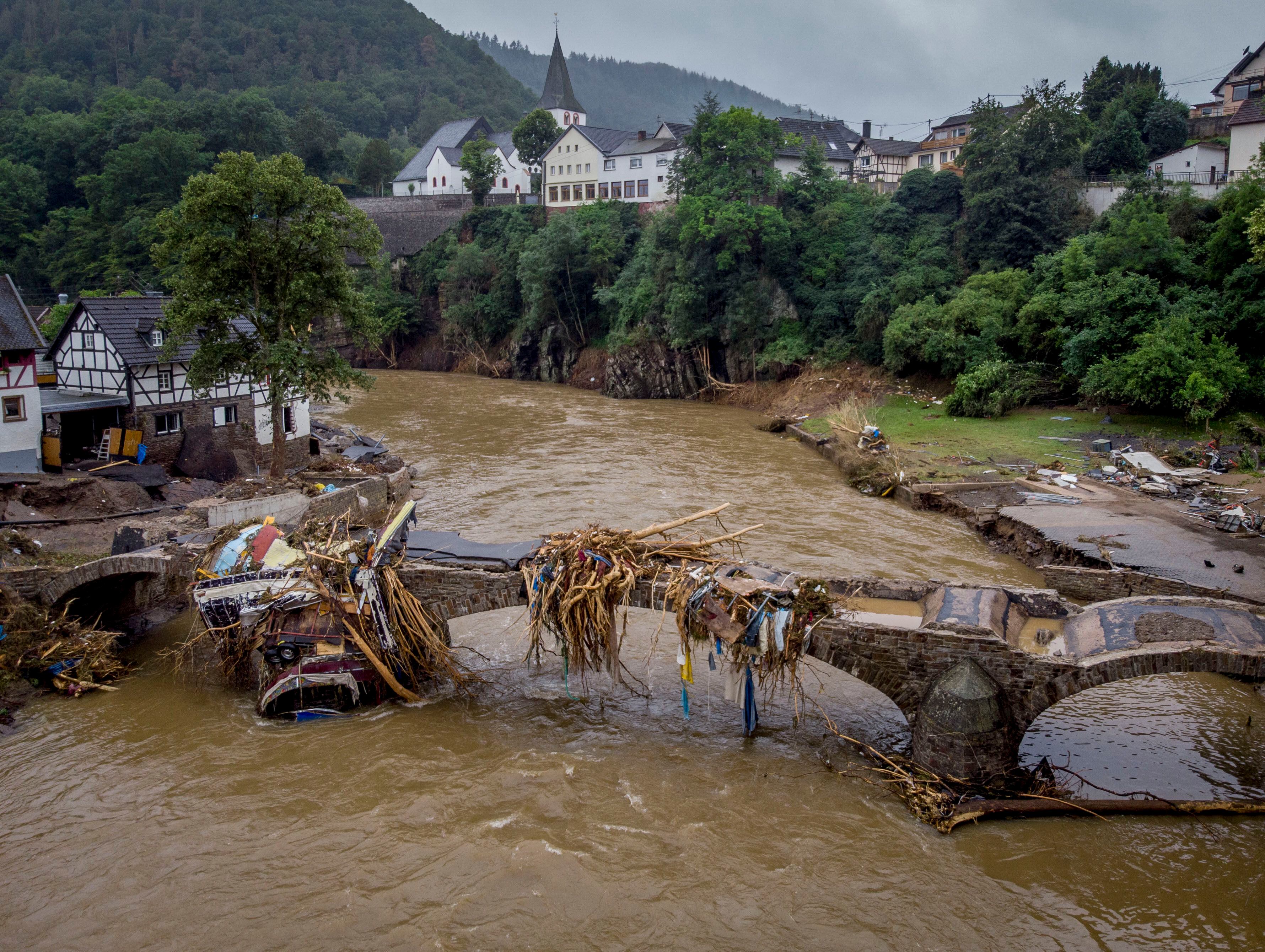 AP PHOTOS: Swollen rivers smash through parts of Europe