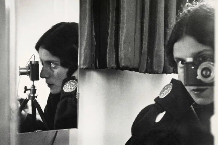 Ilse Bing, "Self-Portrait in Mirrors," a 1931 image. Bing's work is part of the Barnes Foundation exhibit "Live and Life Will Give You Pictures," Oct. 8-Jan. 9.