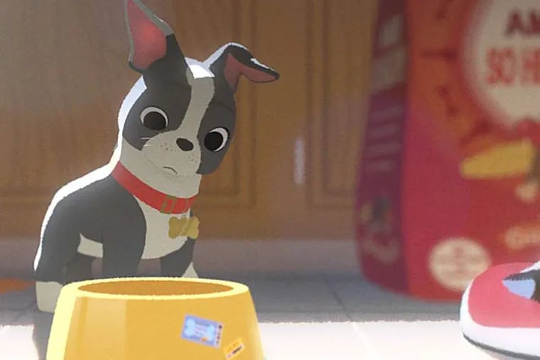 &quot;Feast,&quot; the story of a man's love life as seen through the eyes of his best friend and dog, Winston, is an Oscar-nominated animated short film. (Disney)
