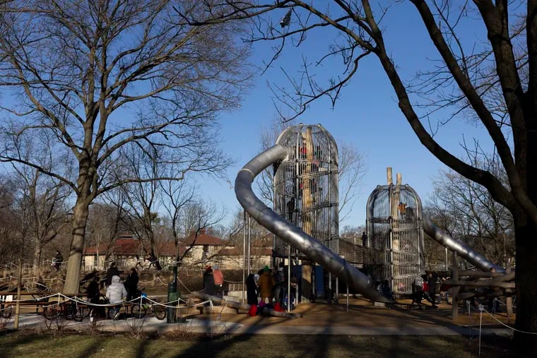 The new Anna C. Verna Playground at FDR Park on Sunday, Feb. 4, 2024.