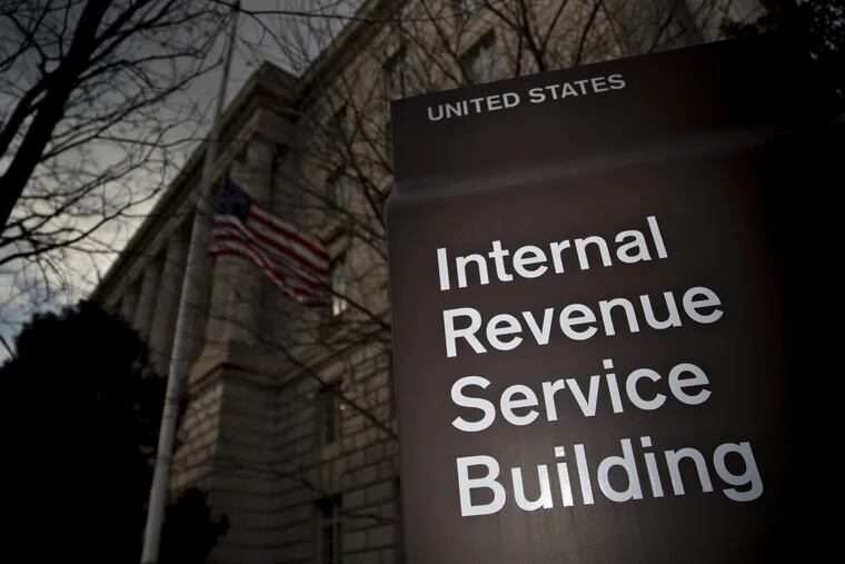 The IRS headquarters building in Washington on Feb. 17, 2016.