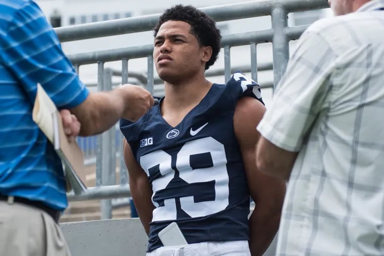 Penn State Nittany Lions cornerback John Reid suffered a torn ACL in his left knee in 2017.