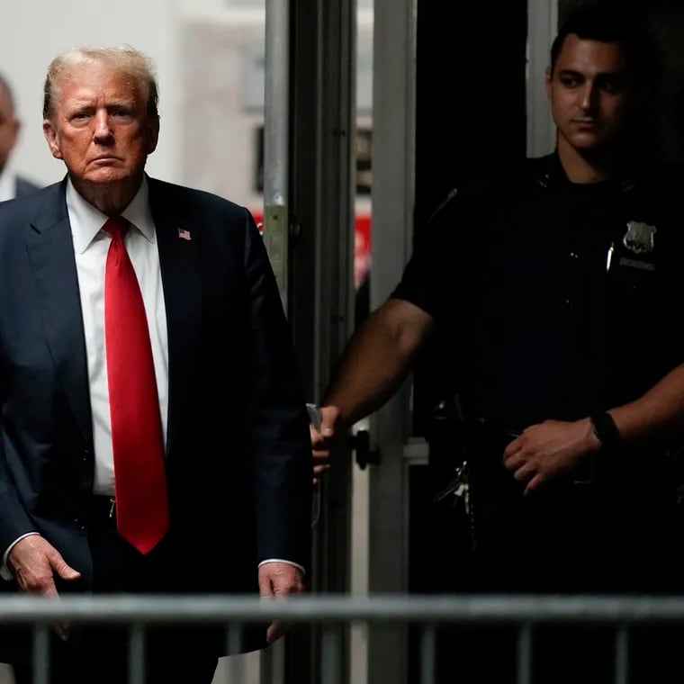 Former President Donald Trump at Manhattan Criminal Court on Tuesday, May 28, 2024, in New York.