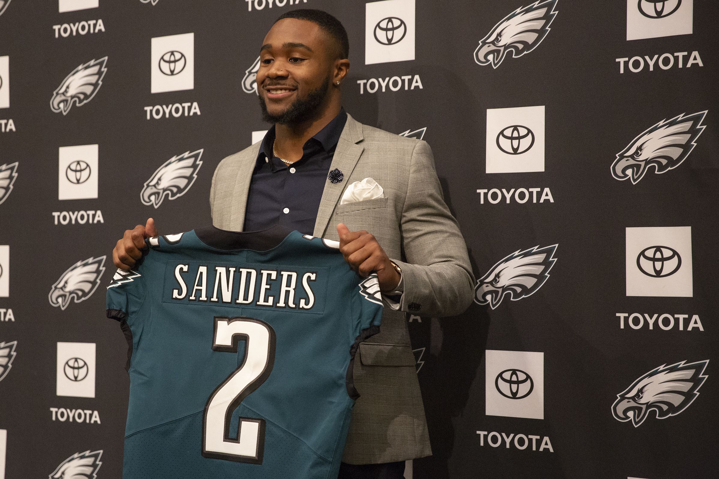 The NFL is where I'm going:' Miles Sanders rode a wave of determination  from Pittsburgh to the Eagles
