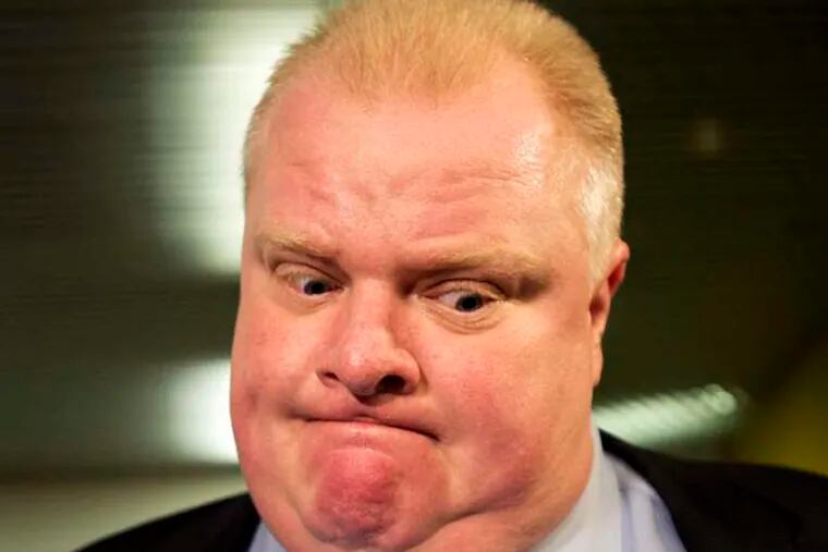 Toronto Mayor Rob Ford said he was &quot;extremely inebriated&quot; in the latest video to emerge and was embarrassed. (AP Photo/The Canadian Press,Nathan Denett)