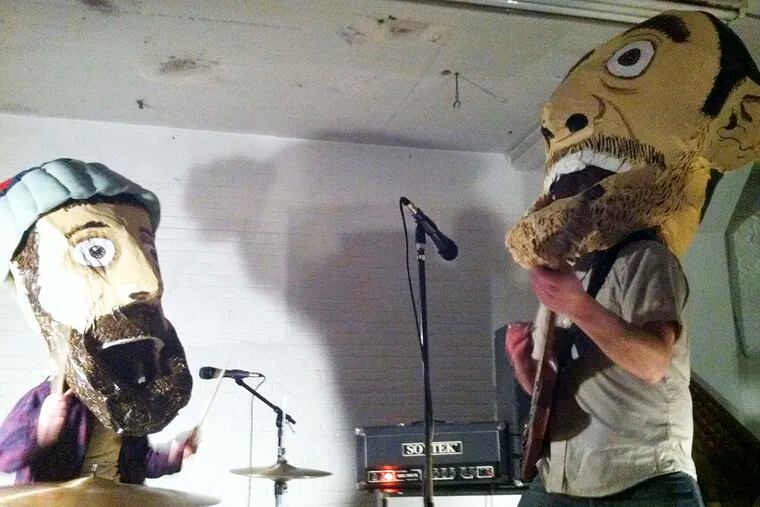 Peter Helmis (left) and Craig Woods perform at a previous Two Piece Fest in Philadelphia. Event is in its ninth year.