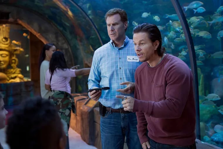 "Daddy's Home" stars Will Ferrell (left) as the good-hearted buffoonish stepdad and Mark Wahlberg as the virile biological dad.