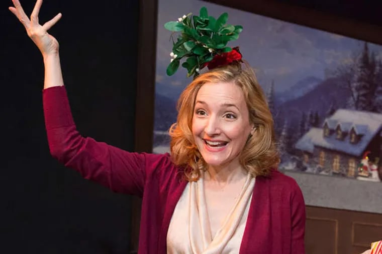 Mistletoe misses: Maggie Lakis stars in "The Twelve Dates of Christmas,"; at Act II Playhouse in Ambler through Dec. 29.