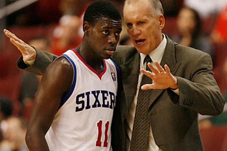 The Sixers have a core of young talent, including 21-year-old point guard Jrue Holiday. (Michael S. Wirtz/Staff file photo)