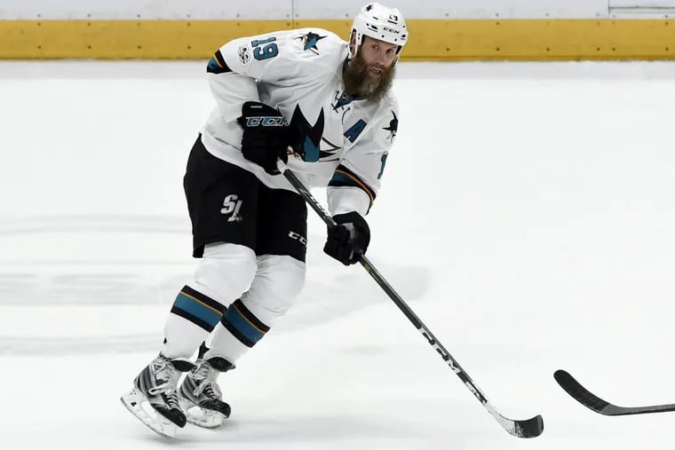 Joe Thornton is back for yet another season with the Sharks.