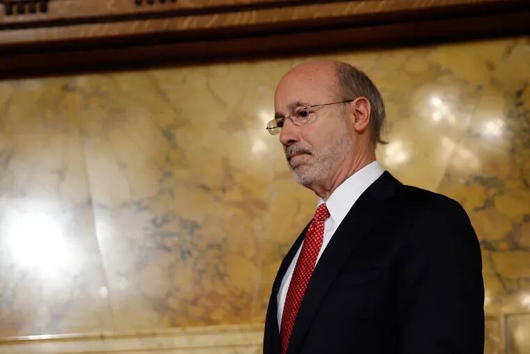 Gov. Wolf's biggest achievements during his first year in office required no give-and-take with the state's Republicans.