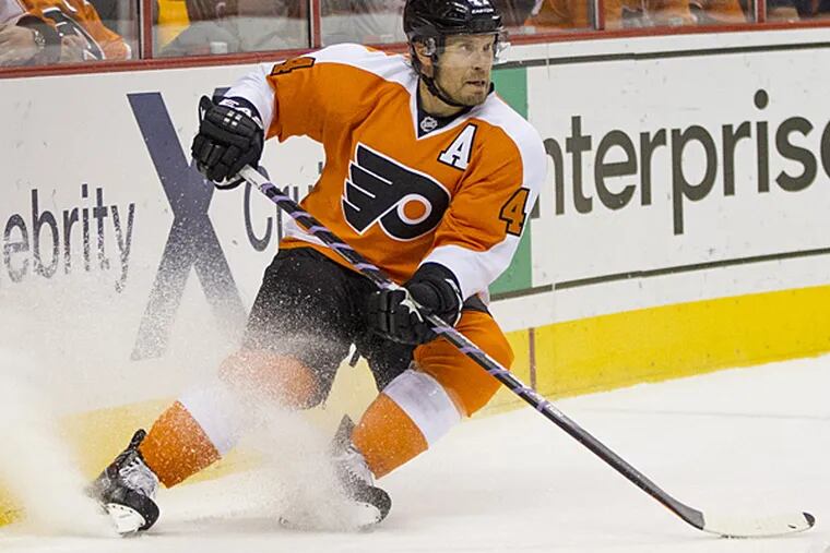 Philadelphia Flyers defenseman Kimmo Timonen. (AP Photo)