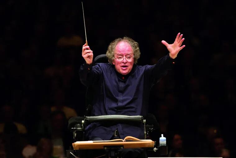 James Levine, conductor of the Metropolitan orchestra in New York, was to guest-conduct with the Philadelphia Orchestra on Feb. 18-20, but he announced his withdrawal on Feb. 12.