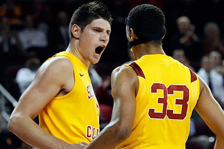The Sixers selected USC's Nikola Vucevic with the 16th pick in the NBA draft. (AP Photo / Lori Shepler)
