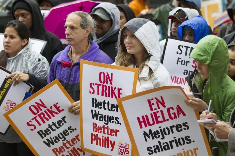 “Fast-food workers, municipal subcontractors, airport workers, and those in the health-care field must be compensated for the hard work that they do each and every day,” writes Gregory Holston.