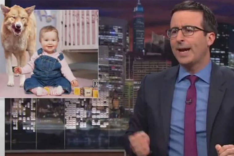 From the June 1 episode of HBO’s “Last Week Tonight,” in which host John Oliver, ranting on net neutrality compared the FCC chief with a dingo hired to babysit.