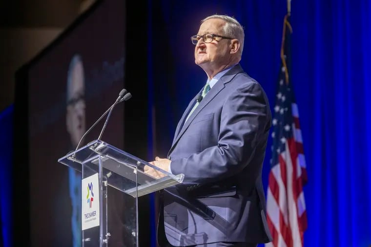 Mayor Jim Kenney in November 2021 first announced plans for a vaccine mandate for city workers that was supposed to take effect two months later.