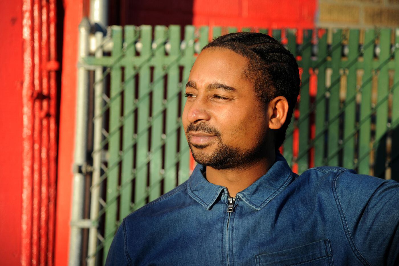 Rasheed Phillips poses in his neighborhood October 24, 2017. He is suing the city over his arrest by narcotics officers, one of the cases of officer misconduct that have plagued the Philadelphia Police Department. In particular the narcotics officers who were fired over their corrupt practices but are now back on the force – the city faces paying out, by its own estimation, of up to $8 million in settlements. TOM GRALISH / Staff Photographer