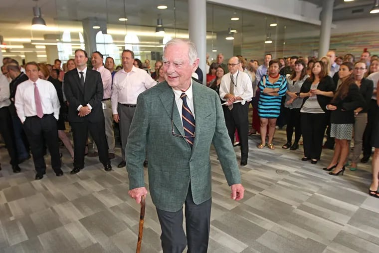 H.F. "Gerry " Lenfest  took control of The Inquirer and its parent company Wednesday, June 11, with the formal closing of a May 27 auction sale of the property for $88 million.  ( Michael Bryant / Staff Photographer )