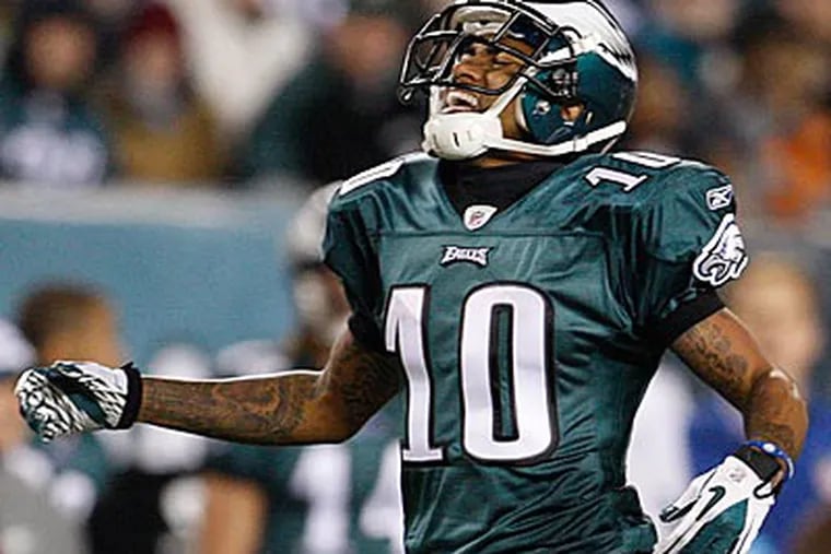 A tweaked knee will keep Eagles receiver DeSean Jackson out of Sunday's Pro Bowl. (Ron Cortes/Staff file photo)