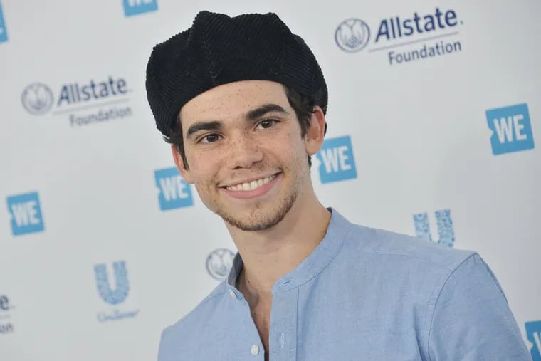 Cameron Boyce arrives at WE Day California 2019 held at The Forum on Thursday, April 25, 2019 in Inglewood, Calif. (Sthanlee B. Mirador/Sipa USA/TNS)