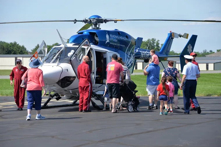 Treat dad to a helicopter ride at FatherFest, held by the American Helicopter Museum and Education Center in West Chester.