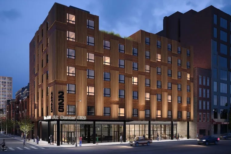 The Jaan at Center City, located in Chinatown at 211 N. 13th St., will be an extended-stay hotel for professionals and long-term guests. It is scheduled to open in April.