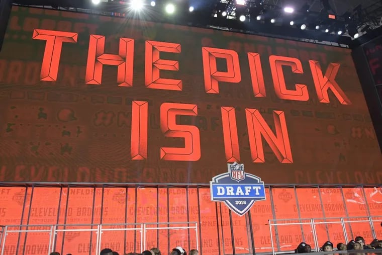 The Cleveland Browns selected Oklahoma quarterback Baker Mayfield as the first overall pick in the NFL Draft at AT&amp;T Stadium in Arlington, Texas on Thursday.