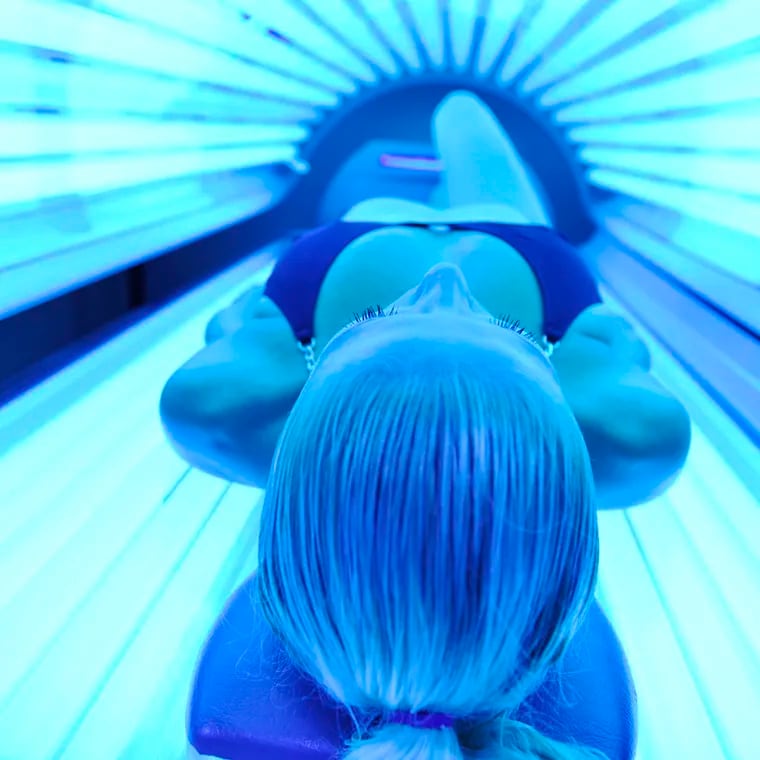 Tanning beds are a source of harmful ultraviolet light which can cause long-term skin damage. 