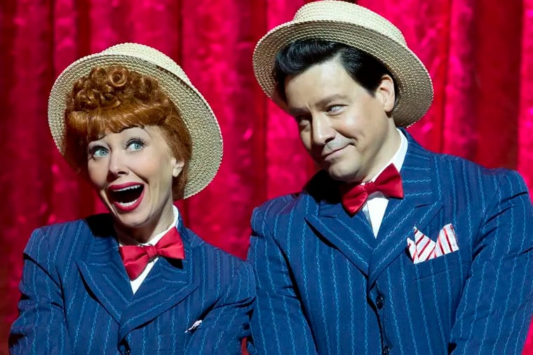 Sirena Irwin (Lucille Ball) didn't have a TV growing up, but she's caught up since being cast with Bill Mendieta (Ricky Ricardo) in &quot;I Love Lucy Live on Stage,&quot; which comes to the Merriam next week.