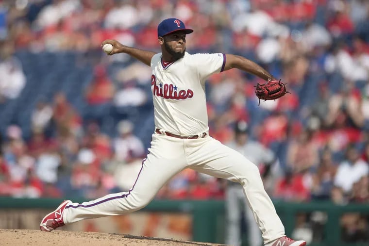 Phillies reliever Seranthony Dominguez has struggled in back-to-back outings.