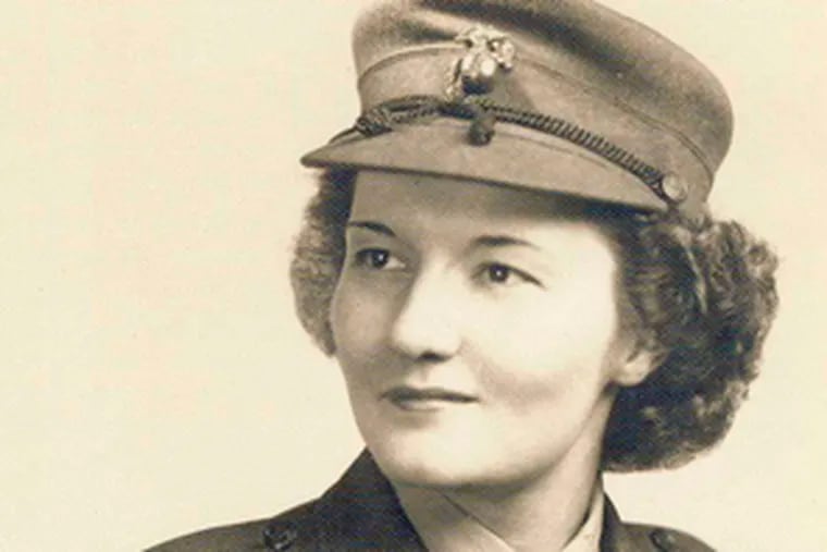 Constance Wells Bevins served willingly in the Marine Corps during World War II despite her parents&#0039; objections.