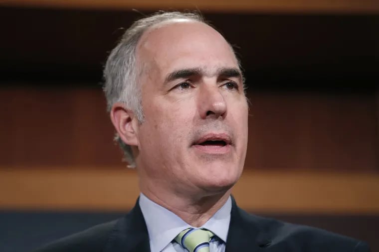 Sen. Bob Casey, D-Pa., seen here in 2017, objected to President Trump's nomination of a Pittsburgh attorney, David Porter, to the Third Circuit Court of Appeals. His opposition was overruled by Senate Republicans, in a break with tradition that gives senators a strong say on nominees from their home states.