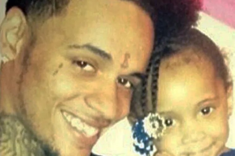 Xavier Ingram with his 2-year-old daughter, Zay'viana. (Photo provided by his family)