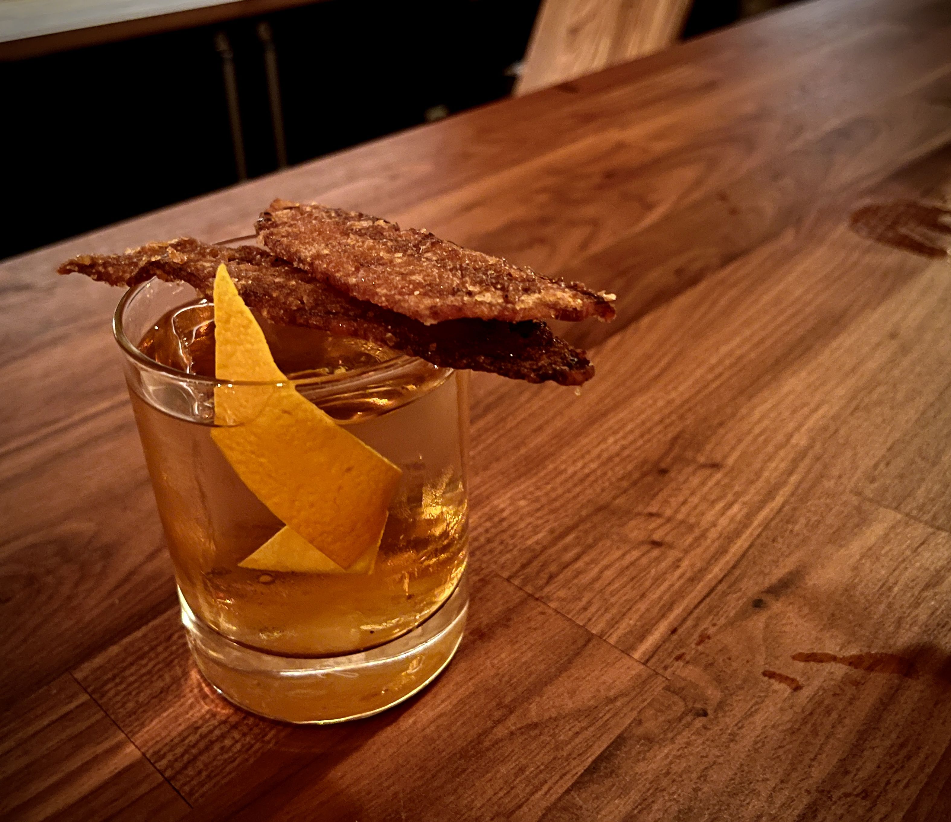 How to make a bacon old-fashioned