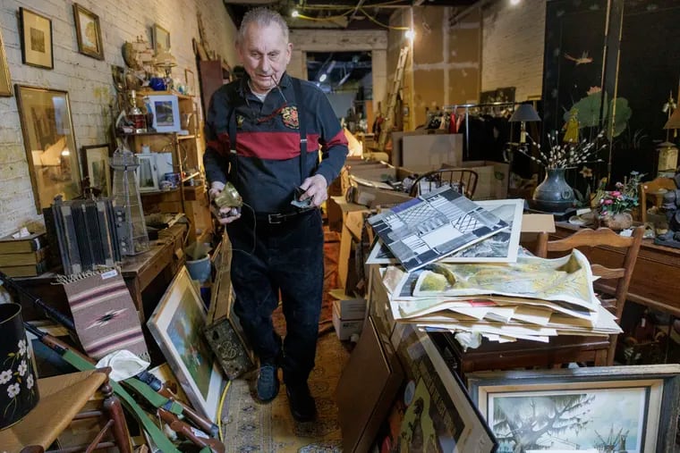 Jules Goldman of Jules Goldman Books and Art is having an estate sale of items he's collected throughout the years at his Old City shop.