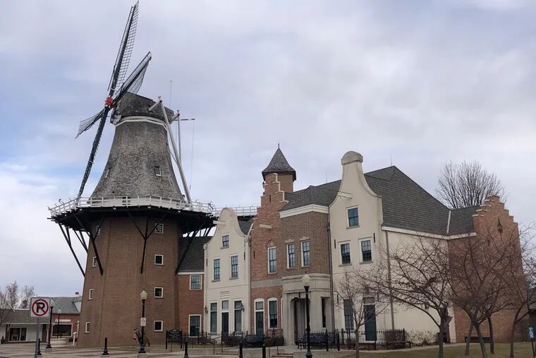 The town of Pella,  which Dutch immigrants established in the mid-1800s, celebrates its traditions including a tulip festival and the Vermeer Windmill, at nearly 125 feet the tallest working windmill in North America.