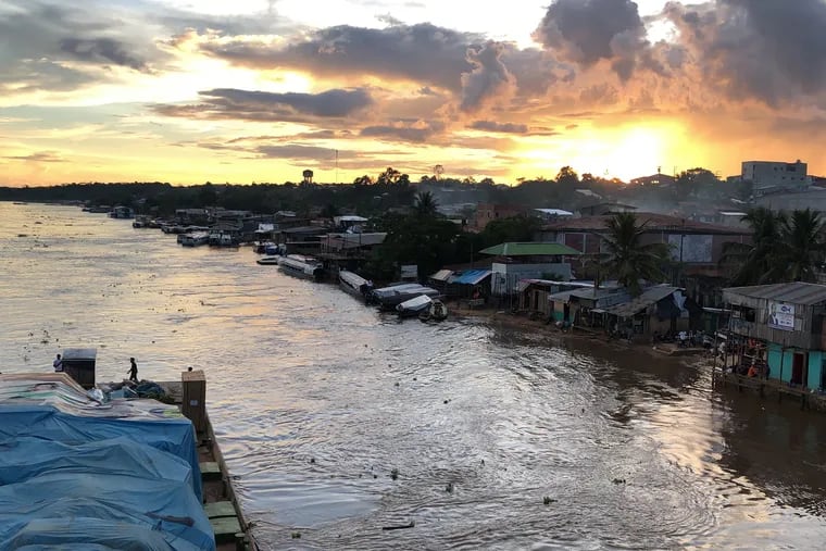 After a stop to unload cargo and passengers in Nauta, Peru, the Kiara I continues on the Marañón River before meeting up with the Amazon to get to Iquitos