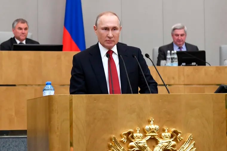 While world leaders focused this week on coping with the coronavirus, Vladimir Putin’s attention was elsewhere. The Russian president was busy setting himself up as president for life.