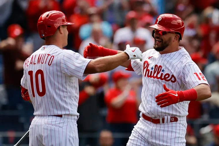 The Phillies have used unconventional choices Kyle Schwarber and J.T. Realmuto in the leadoff spot this season with little success.