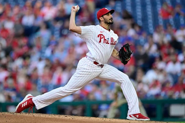 Zach Eflin gave up one earned run over six innings in his return to the Phillies on Tuesday.