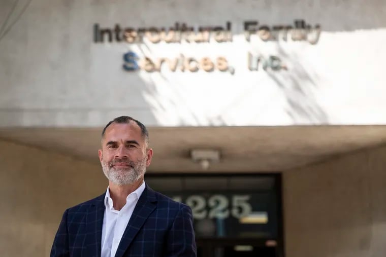 CEO/President Javier Alvarado posed for a portrait at Intercultural Family Services in Philadelphia, Pa. on Thursday, June 1, 2023. Intercultural Family Services is a nonprofit human services agency.