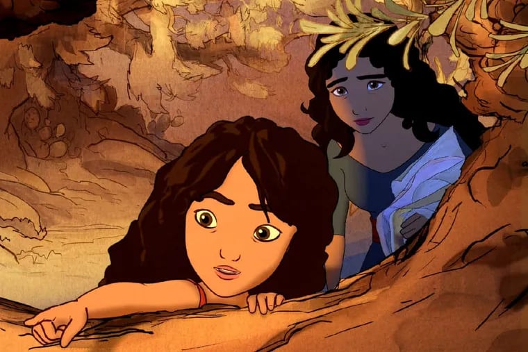 “The Prophet” brings Khalil Gibran’s book to life with gorgeous animation and the voices of Liam Neeson and Salma Hayek. (Photo courtesy of GKids)